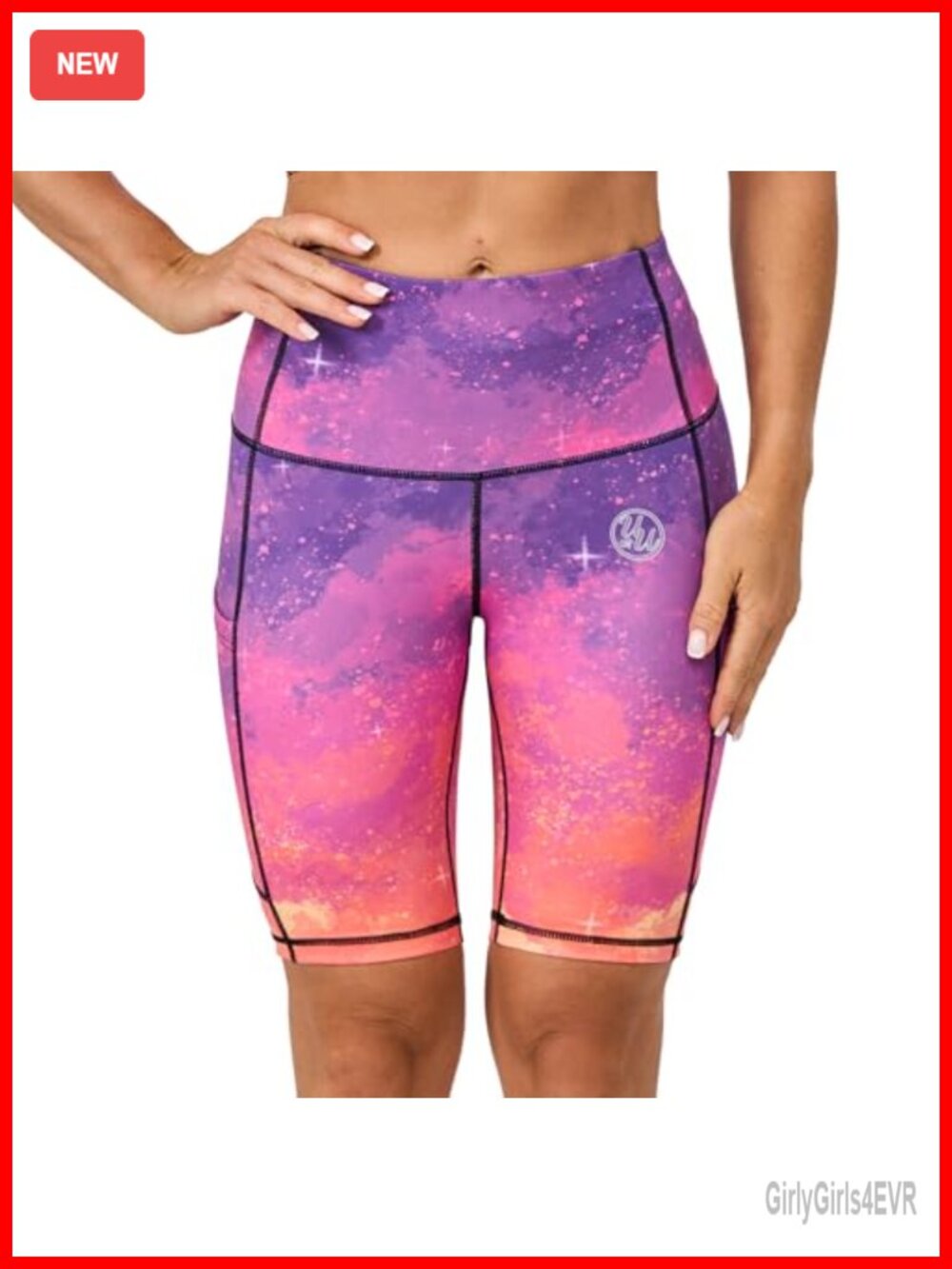 High Waisted Biker Shorts Women Workout Athletic Yoga Shorts 6''